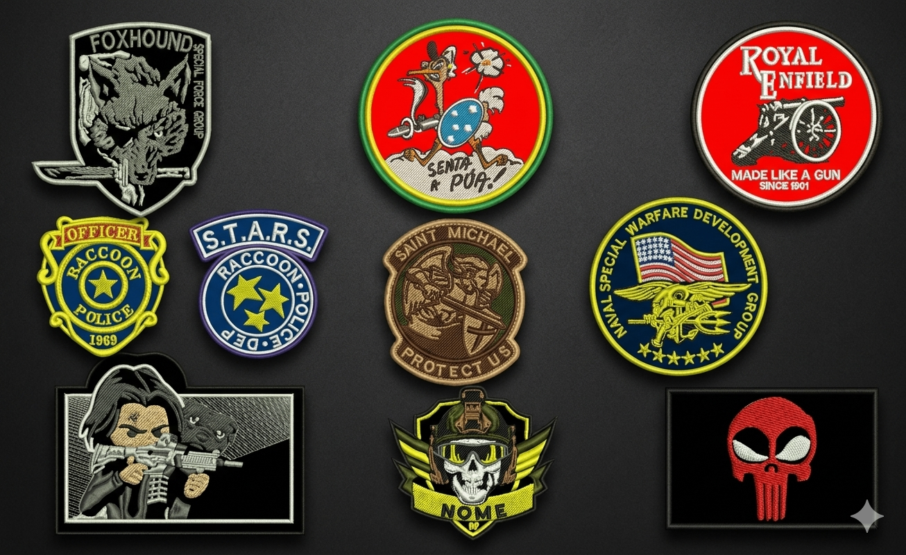 Patches bordados Airsoft / Militar