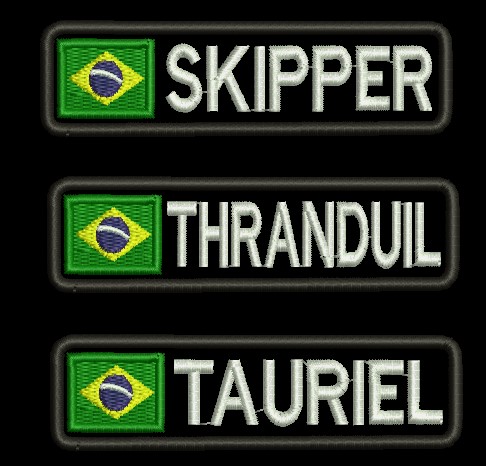Patches bordados Marcas e Empresas